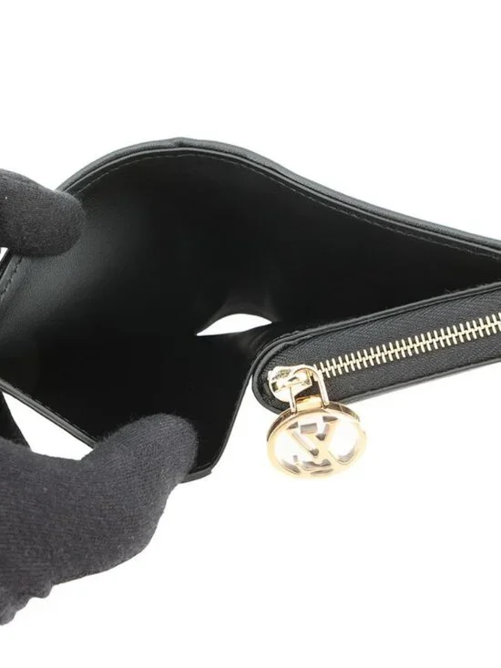 Louis Vuitton Bifold Wallet Lamb Leather Monogram Pattern Noir Black - Picture 5 of 10